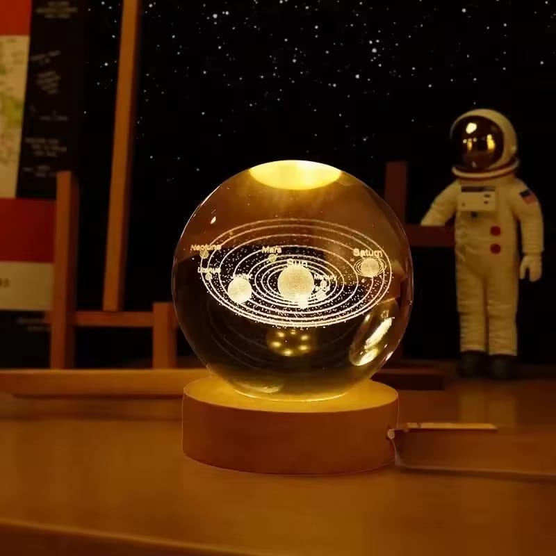 Alternative view of Boite à Musique Veilleuse Système Solaire