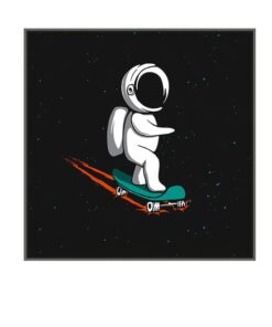 poster astronaute skate