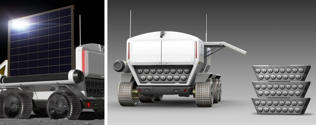Alimentation Solaire Pile Combustible Rover Lunaire Toyota