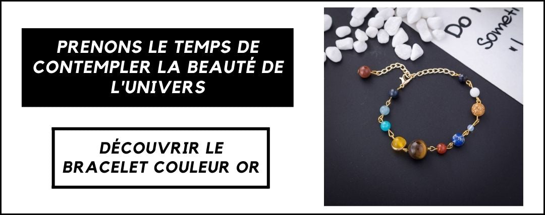 Bracelet Système Solaire Or