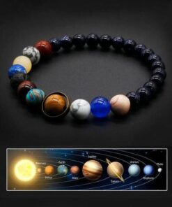 bracelet systeme solaire homme