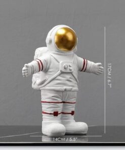 figurine astronaute jouet or