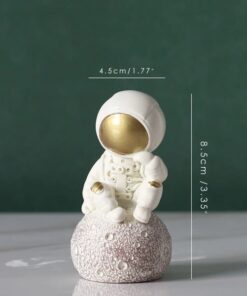 Mini Figurine Astronaute or