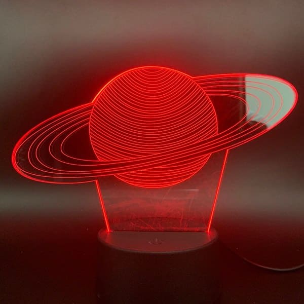 Lampe Planète Saturne 3D - Le Petit Astronaute
