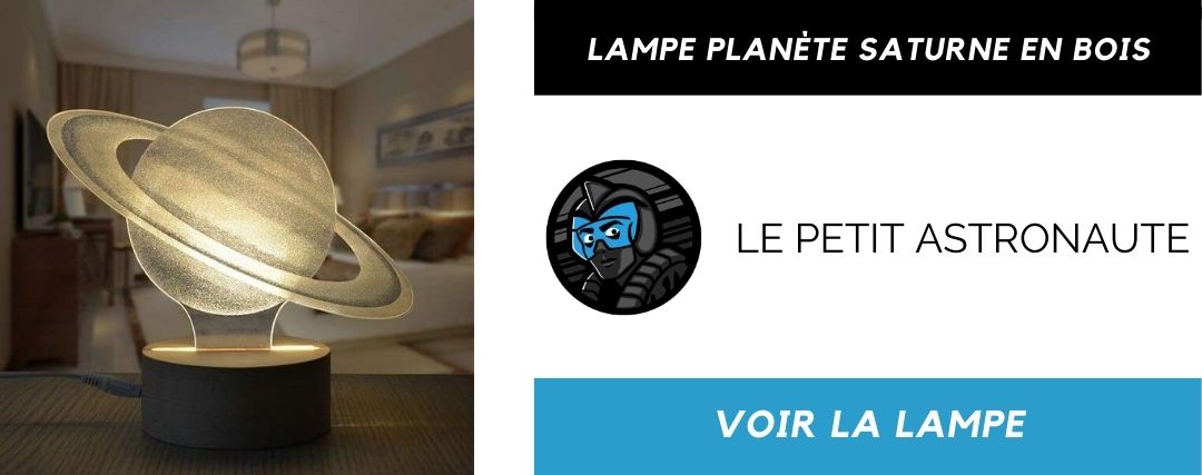 Lampe Planète Saturne Bois