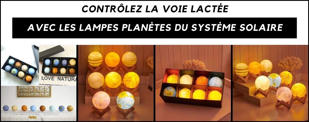 Lampes Planètes du Système Solaire