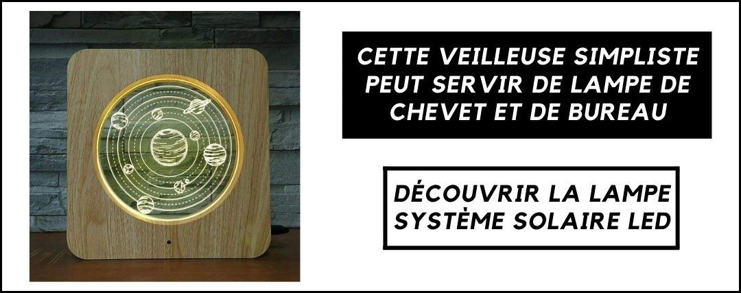 Lampe Système Solaire LED