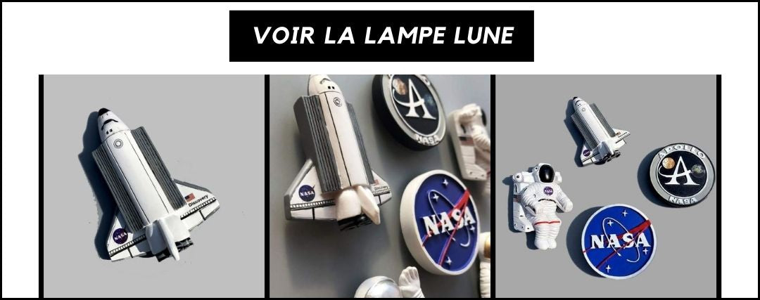 Magnet Navette Spatiale Lampe Lune