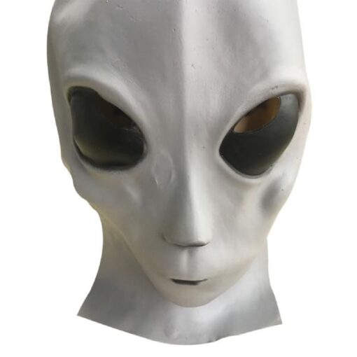 masque-alien gris latex
