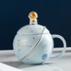 mug-planete-astronaute bleu clair