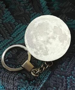 porte clé lune lumineux
