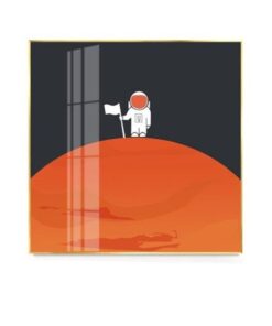 poster-petit-astronaute-orange
