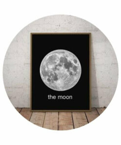 poster the moon noir