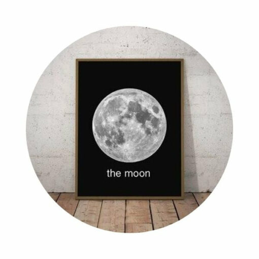 poster the moon noir