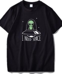 t shirt alien i need space