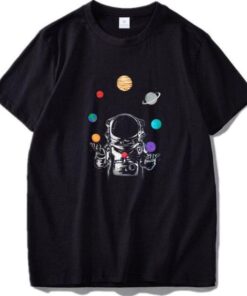t shirt astronaute systeme solaire