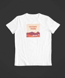 T Shirt Occupy Mars blanc