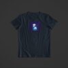 T Shirt Robot Futuriste bleu