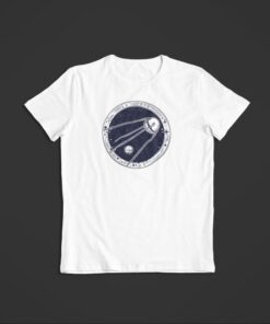 T Shirt Sputnik blanc