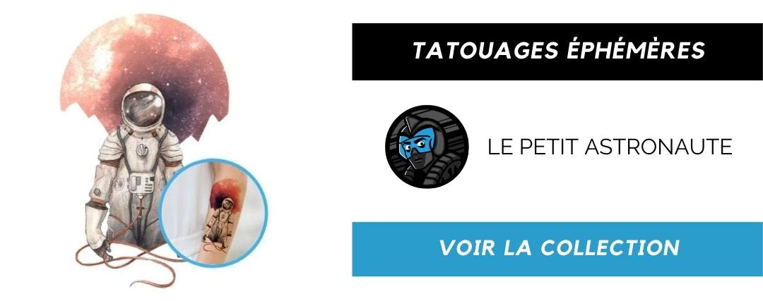 Tatouage ephemere espace
